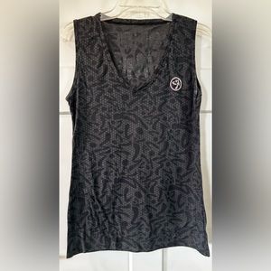 Vintage Zumba Wonder Sleeveless V Neck Burnout Shirt